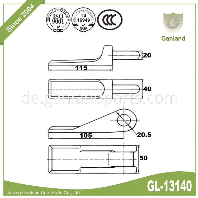 Trailer Pickup Tailgate Hinge